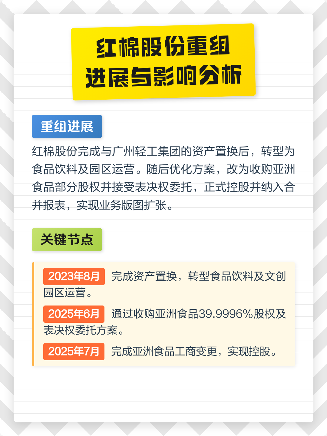 防城港市食品资产重组(食品资产重组案例)